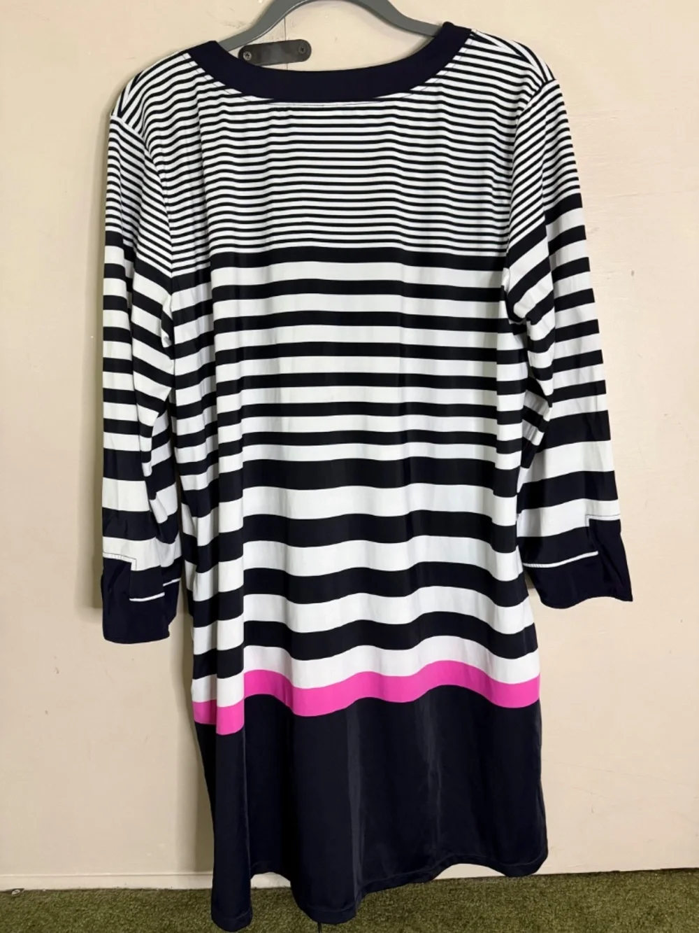 Talbots Striped Swim Coverup, Size XL